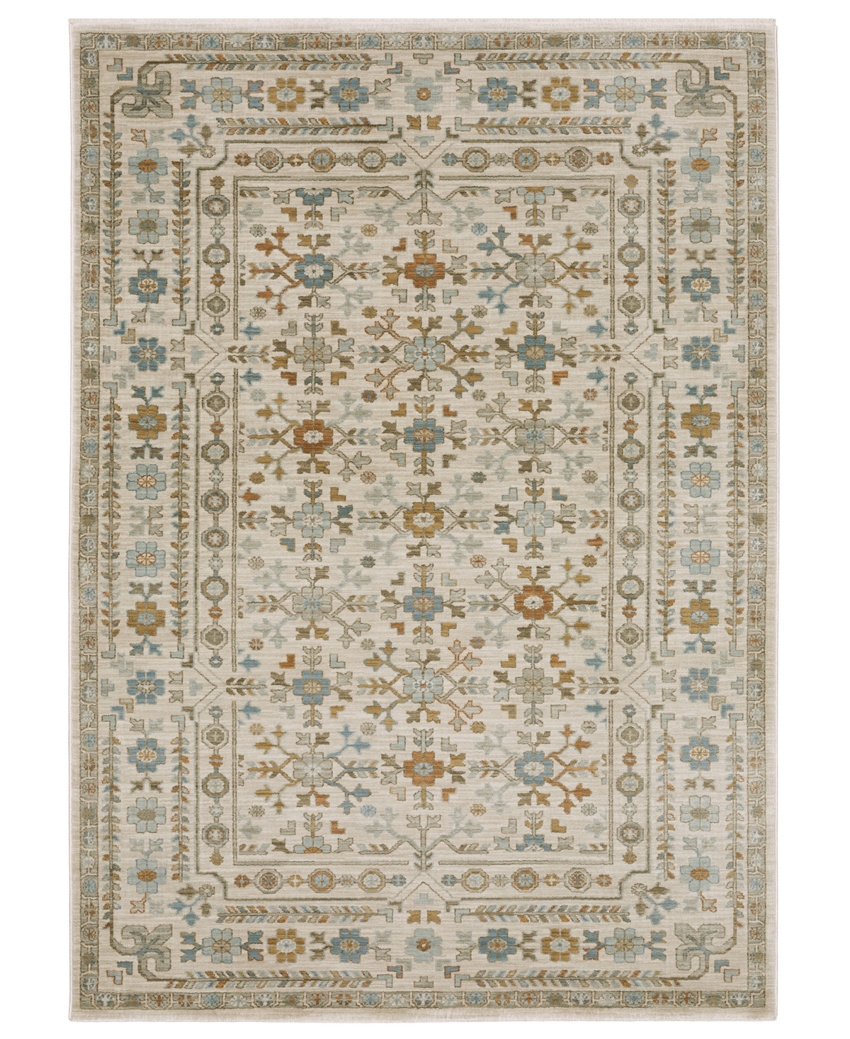 Oriental Weavers Maeve Mae01 9'10"x12'10" Area Rug In White