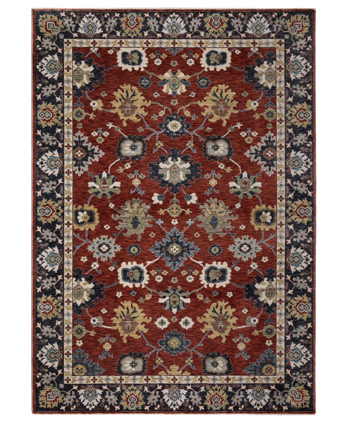 Oriental Weavers Eliana Eli12 2'3''x7'6'' Runner Area Rug In Red