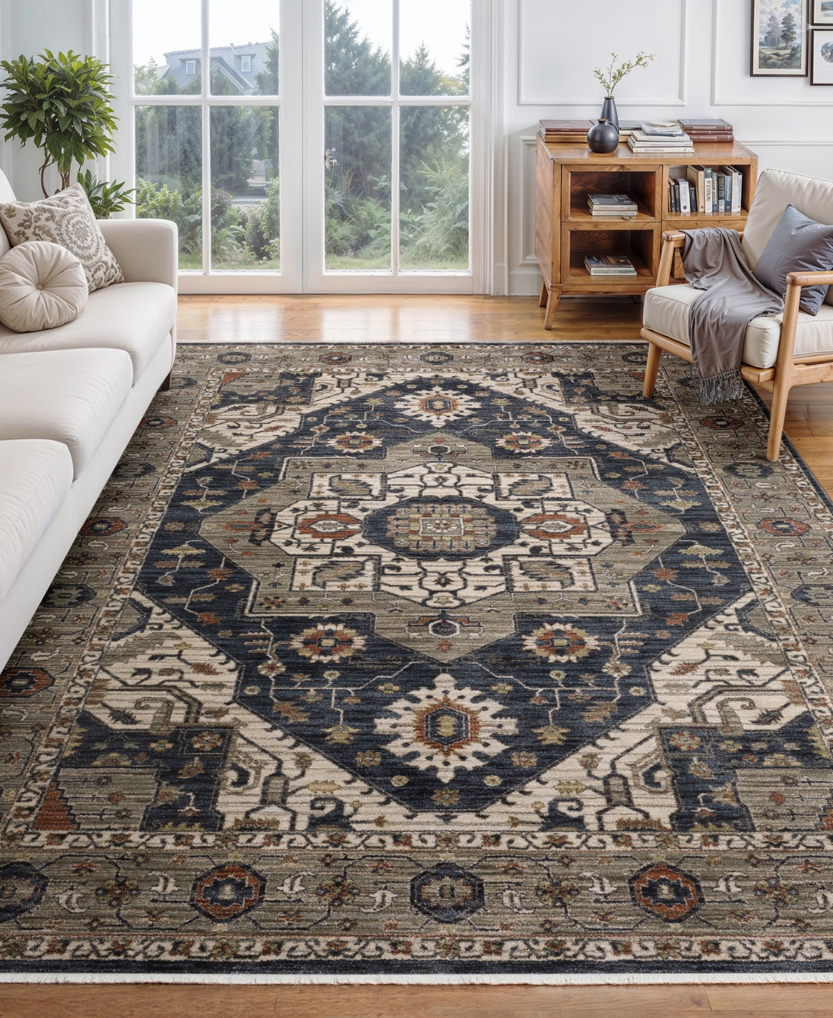 Oriental Weavers Eliana Eli07 5'3"x7'6" Area Rug