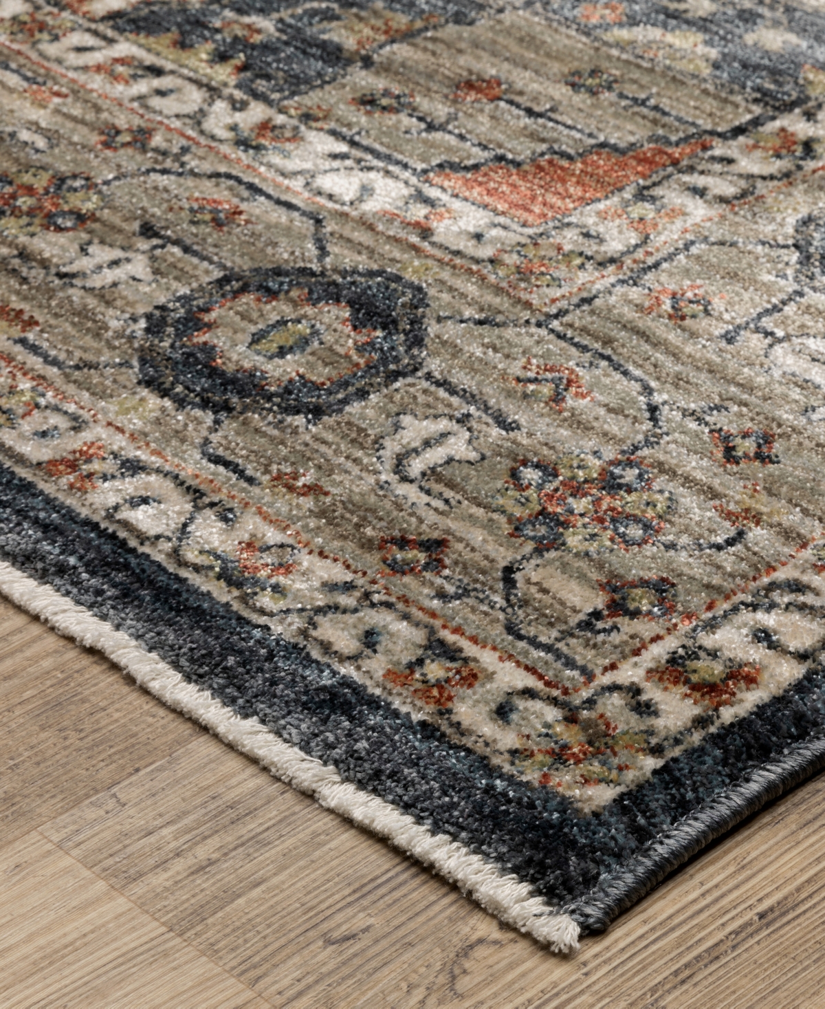 Oriental Weavers Eliana Eli07 2'3''x7'6'' Runner Area Rug In Brown
