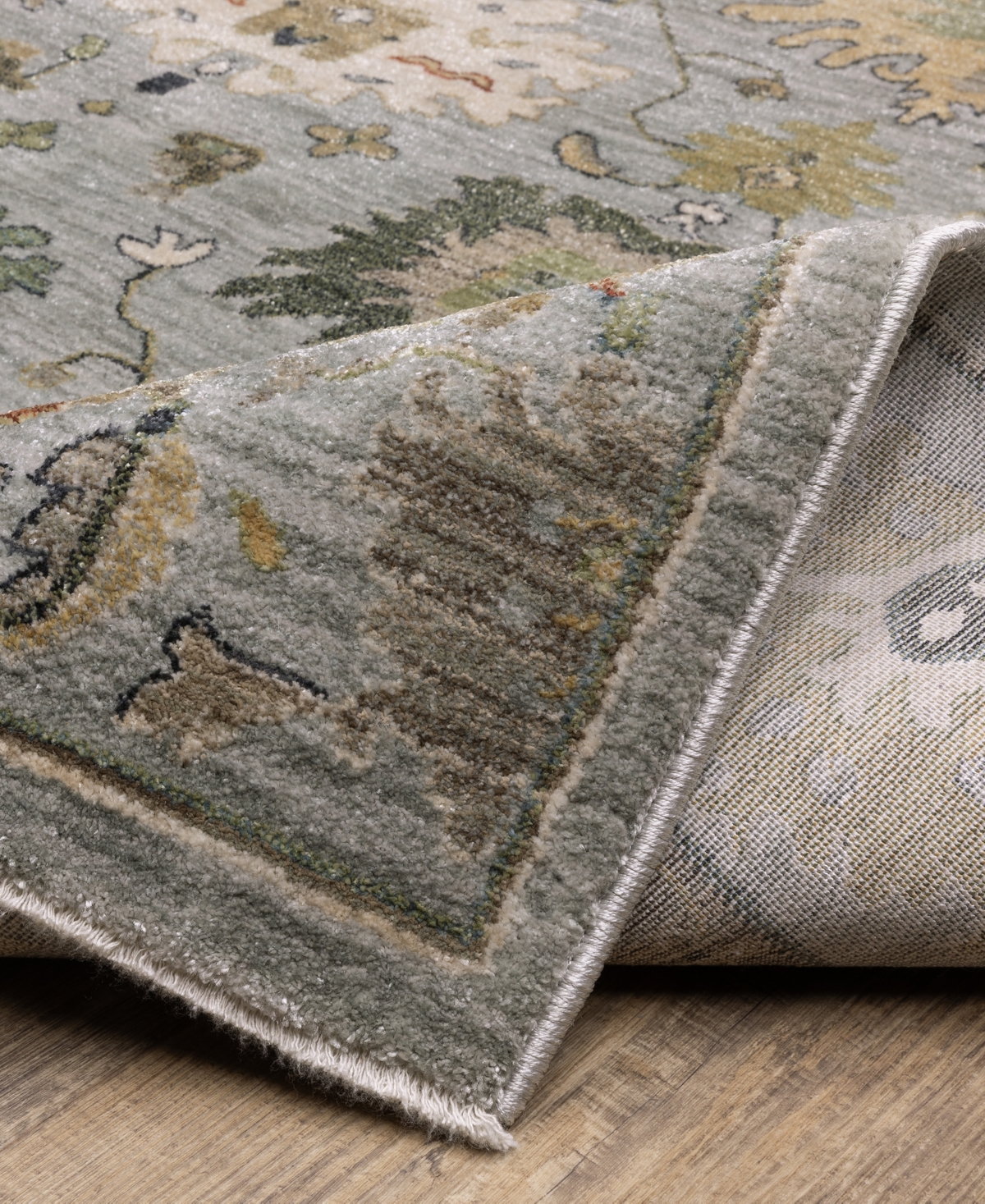 Oriental Weavers Eliana Eli03 2'3''x7'6'' Runner Area Rug In Gray