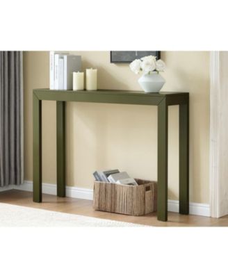 44" Russel Long Console Table - Minimalist and Slim Entryway Table for Decorative Displays, Sofa Table