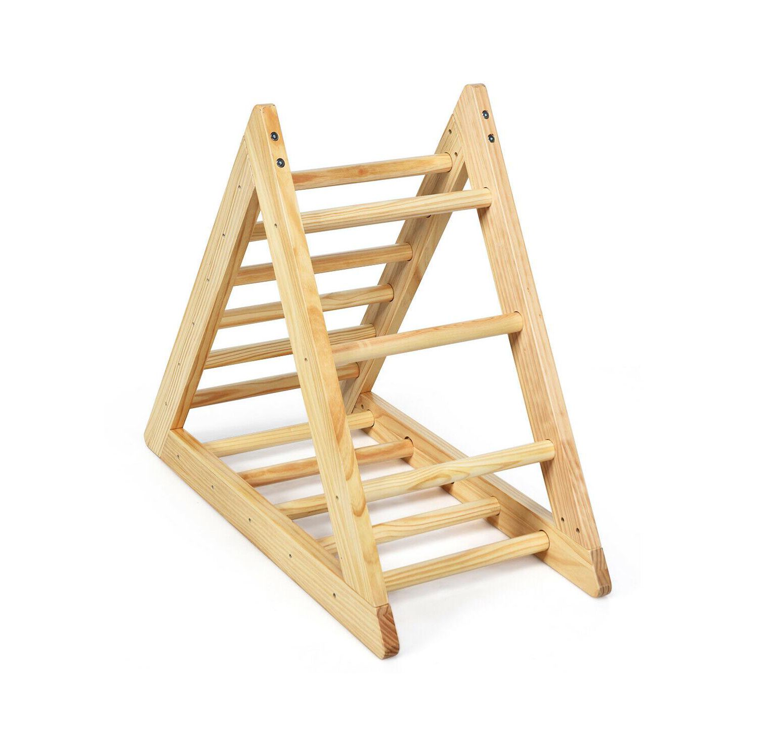 Wooden Triangle Climber for Toddler Step Training