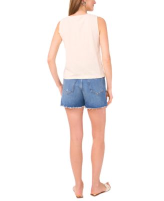 Women's Crochet Scallop Hem Tank