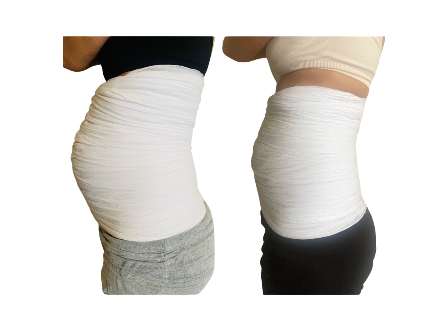 Maternity 2-in-1 Belly Besties Custom Postpartum Recovery Belly Wrap Support