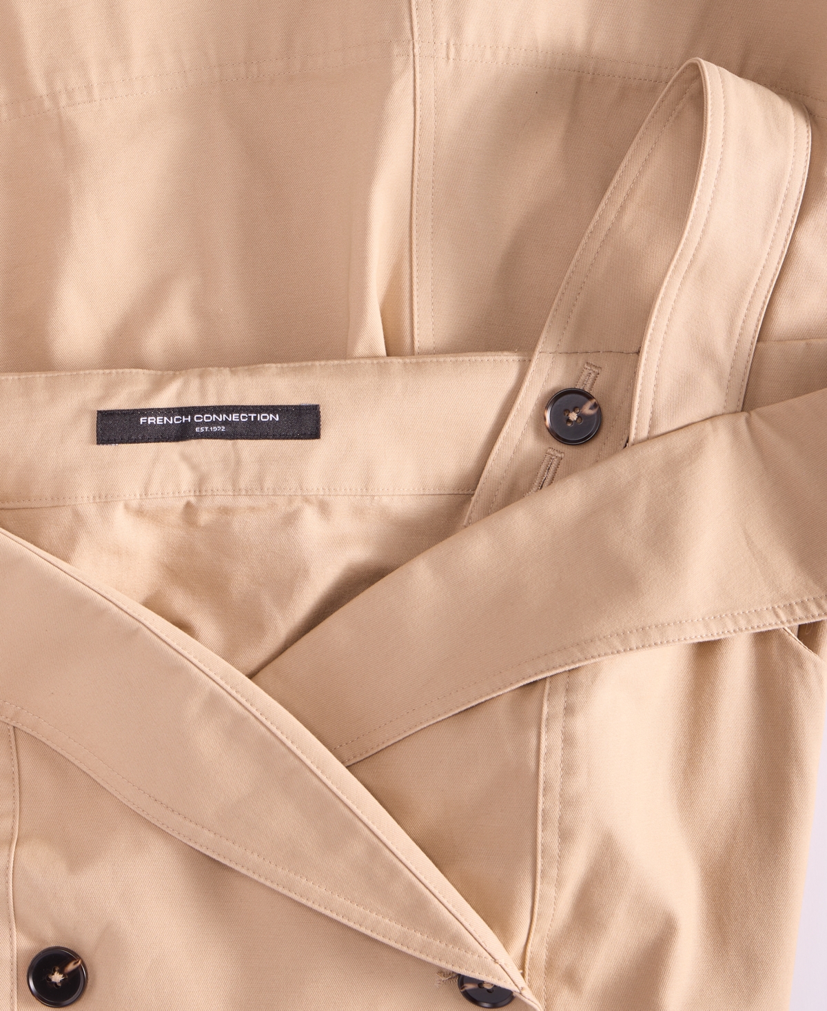 French Connection Light Weight Trench Mini Dress