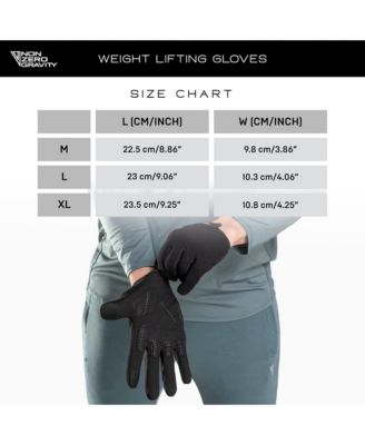 Unisex Calisthenic Anti-Slip Tech-Touch Fitness Gloves - size M