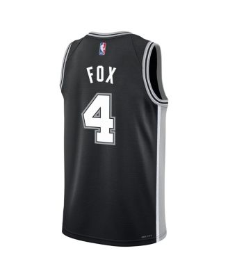 Big Boys and Girls De'Aaron Fox Black San Antonio Spurs Swingman Jersey