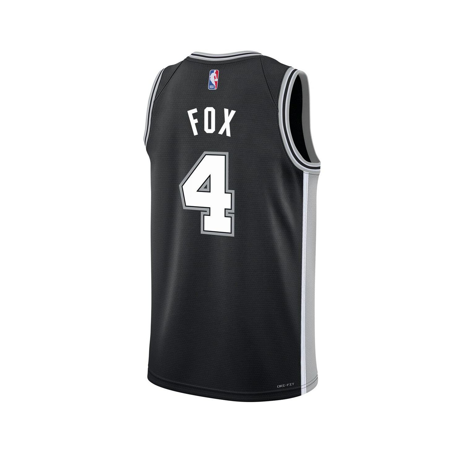 Big Boys and Girls De'Aaron Fox Black San Antonio Spurs Swingman Jersey