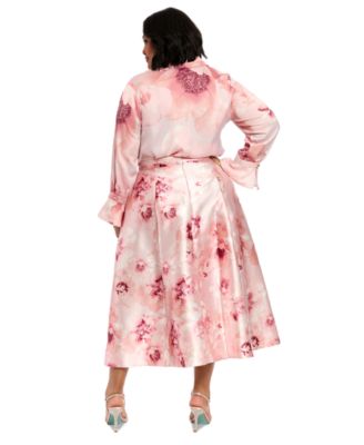 Plus Size Floral-Print Top