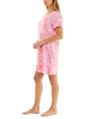 Women's Printed Short-Sleeve Sleepshirt