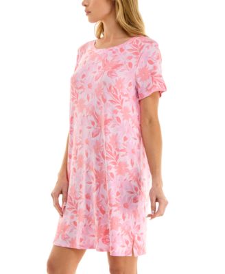 Women's Printed Short-Sleeve Sleepshirt