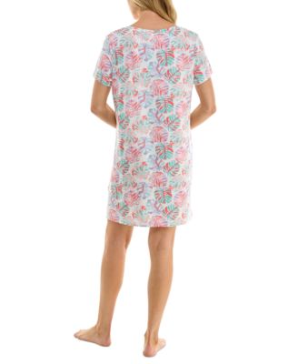 Women's Printed Short-Sleeve Sleepshirt