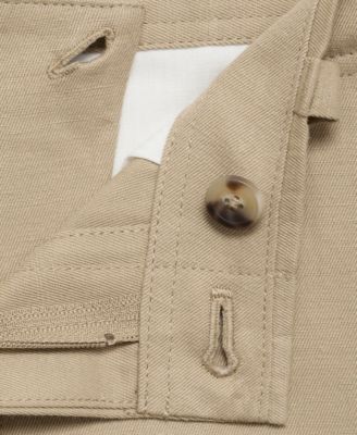 Men's Regular-Fit Linen Pants