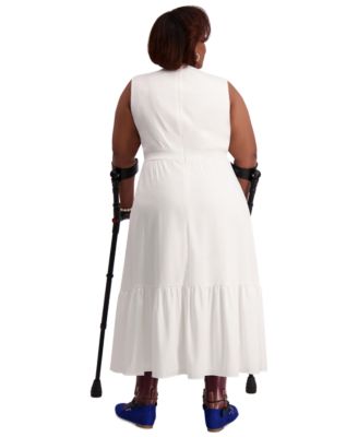 Women's Tiered Midi Dress, Regular & Plus Sizes