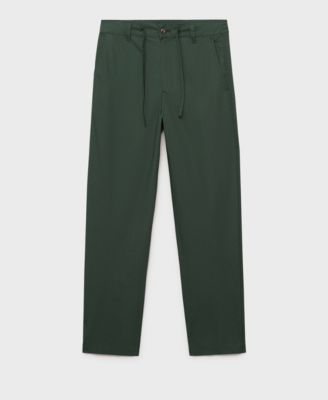 Men's Adjustable Drawstring Cotton Pants