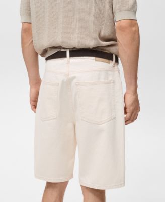 Men's Oversized Cotton Bermuda Shorts