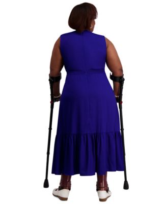 Women's Tiered Midi Dress, Regular & Plus Sizes