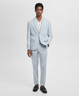 MANGO - Men's Stretch Fabric Super Slim-Fit Suit Jacket