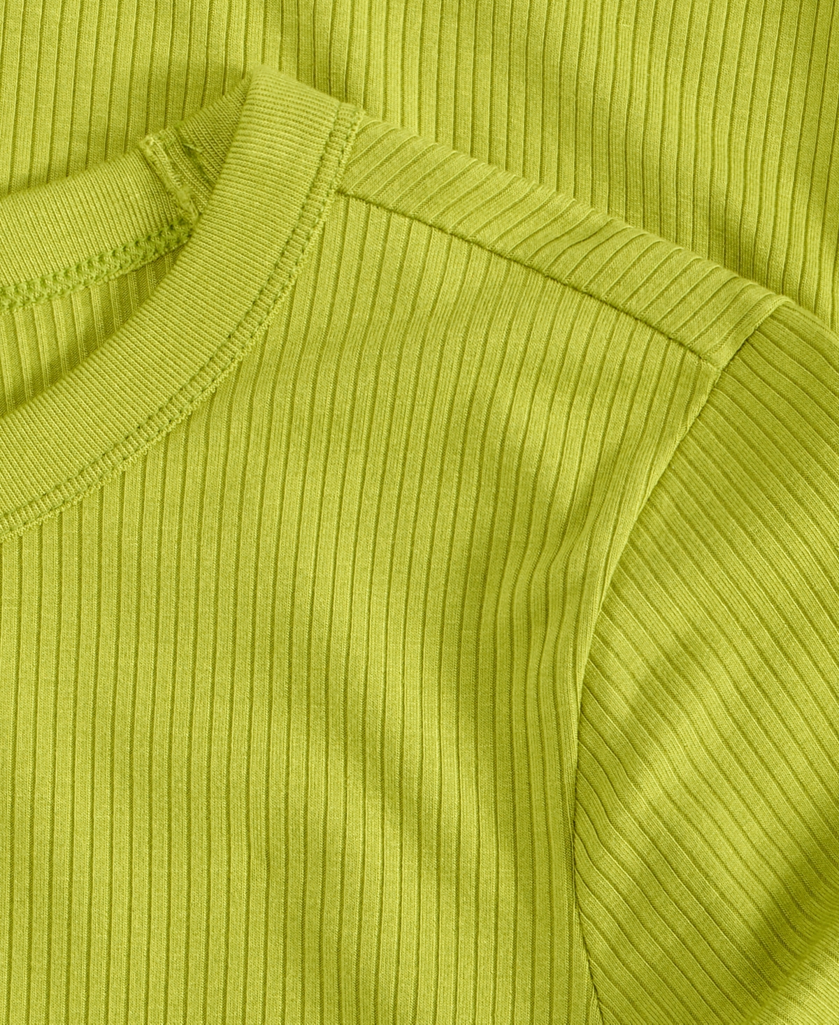 On 34th Women's Ribbed T-shirt, Created For Macy's In Green