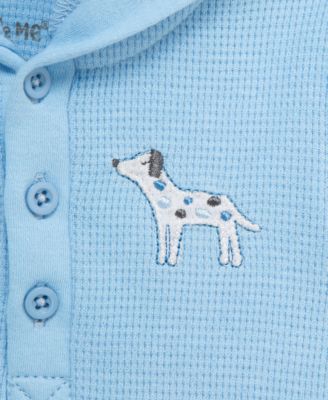 Baby Boys Cotton Puppy Bodysuit & Pants Set  