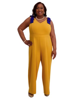 Women's Tie-Strap Jumpsuit, Regular & Plus Size