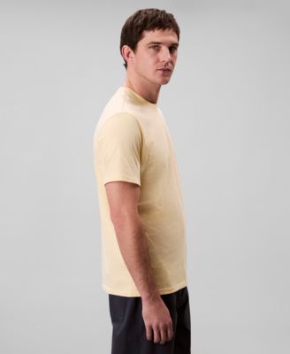 Men's Smooth Cotton Solid Crewneck T-Shirt