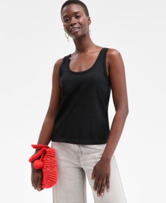 On 34th - Women's Cotton Striped Tank Top