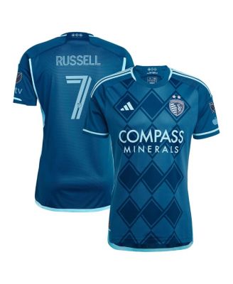 adidas - Men's Johnny Russell Navy Sporting Kansas City 2024 Diamonds Our Forever Authentic Player Jersey