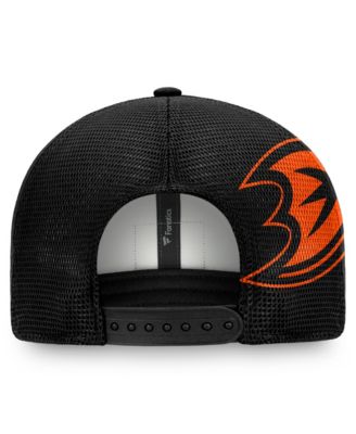 Men's Black/White Anaheim Ducks Block Party Snapback Hat