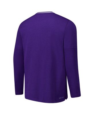 Men's Purple TCU Horned Frogs Coaches Quarter-Zip Jacket