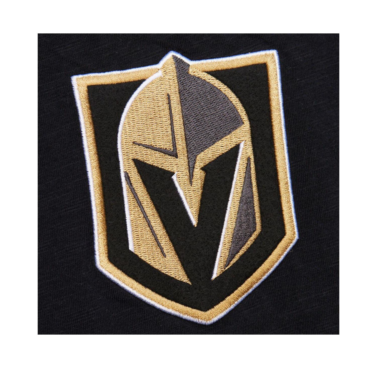 Men's Black/Gold Vegas Golden Knights Legendary Slub Raglan Long Sleeve T-Shirt