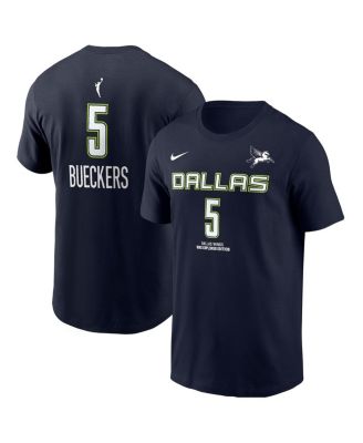 Nike - Men's Paige Bueckers Navy Dallas Wings 2025 WNBA Draft Explorer Edition Name Number T-Shirt