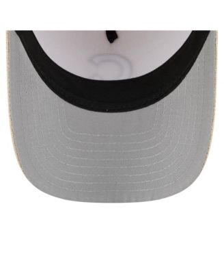 Men's Beige Chicago Cubs Cotton Weave M-Crown A-Frame 9FORTY Adjustable Hat