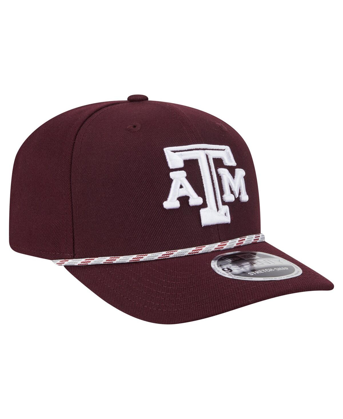 NEW ERA MEN'S MAROON TEXAS A & M AGGIES GAMEDAY MULTI-ROPE 9SEVENTY STRETCH-SNAP HAT 
