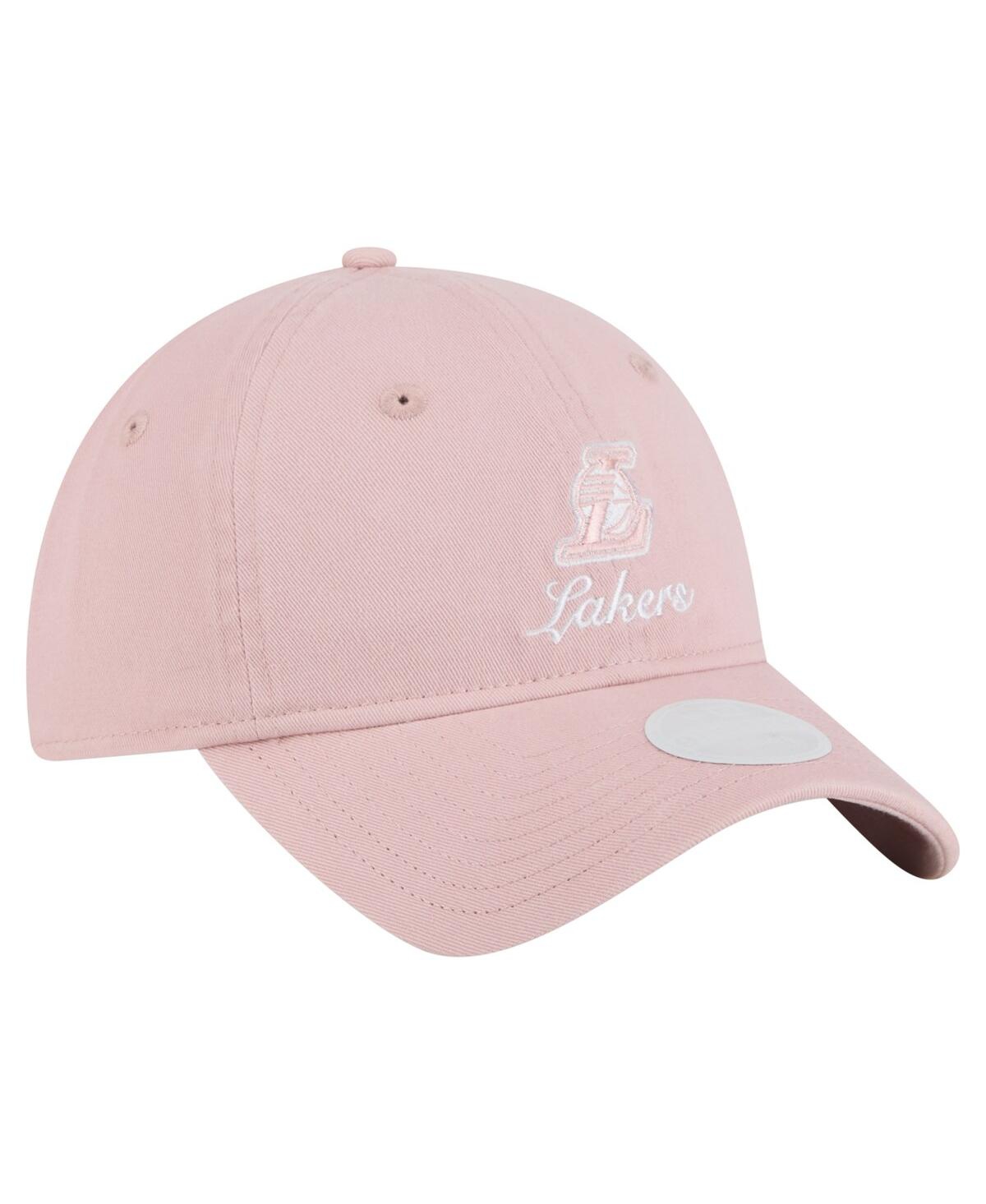 New Era Women's Pink Los Angeles Lakers Gameday Preppy 9twenty Adjustable Hat