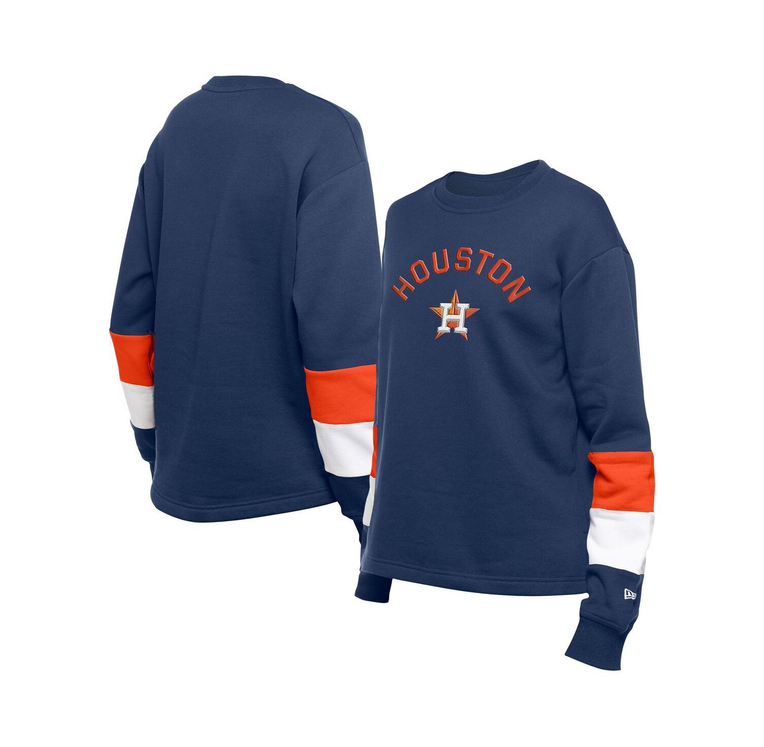 Women's Navy Houston Astros Game Day Color Pullover Sweatshirt