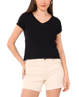 Women's Short-Sleeve Knit Top