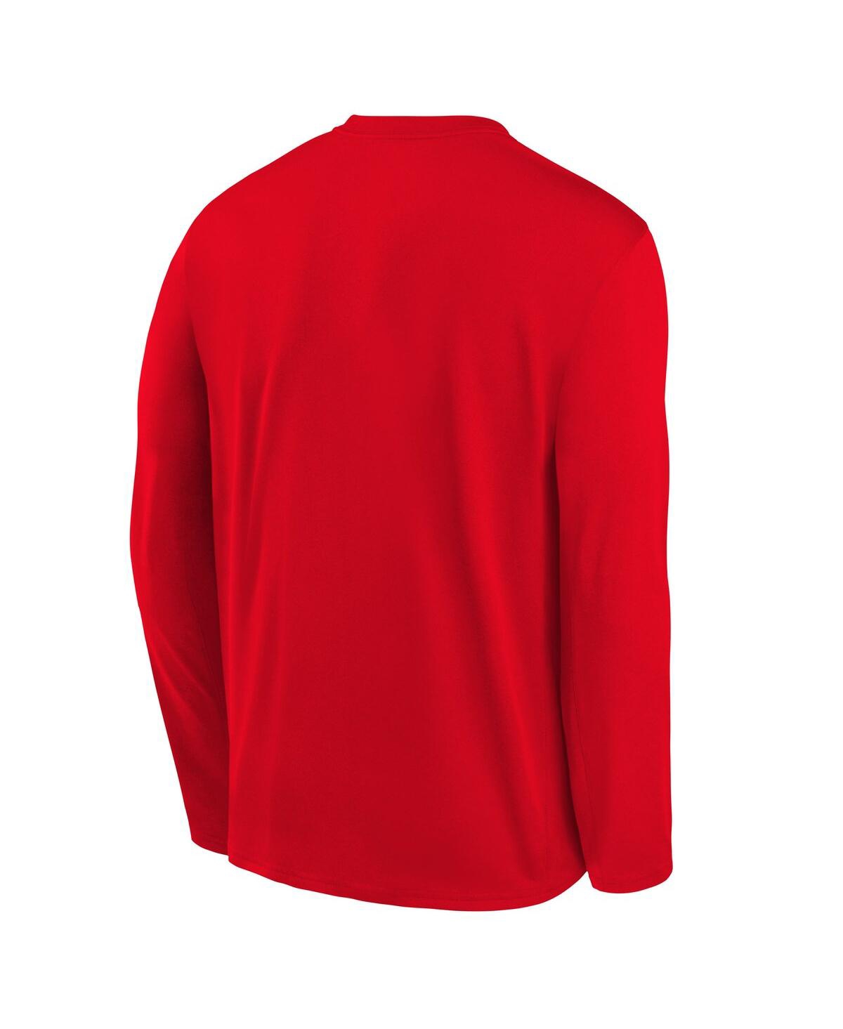 Nike Big Boys And Girls Red Philadelphia Phillies Authentic Collection Legend Performance Long Sleeve T-s