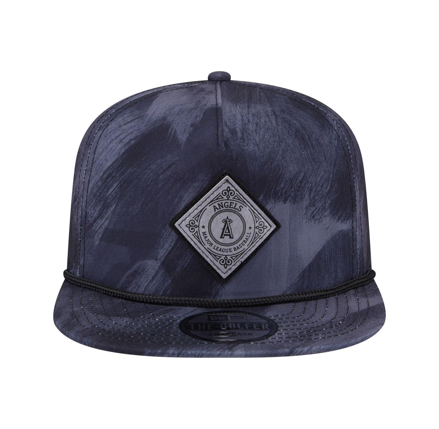 Men's Navy Los Angeles Angels Printed Golfer Snapback Hat