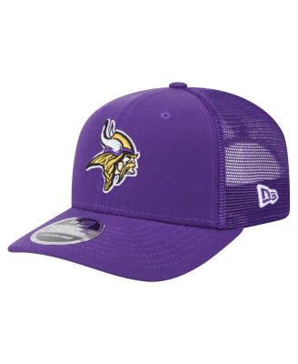 New Era - Men's Purple Minnesota Vikings Main Trucker 9SEVENTY Stretch snap Hat