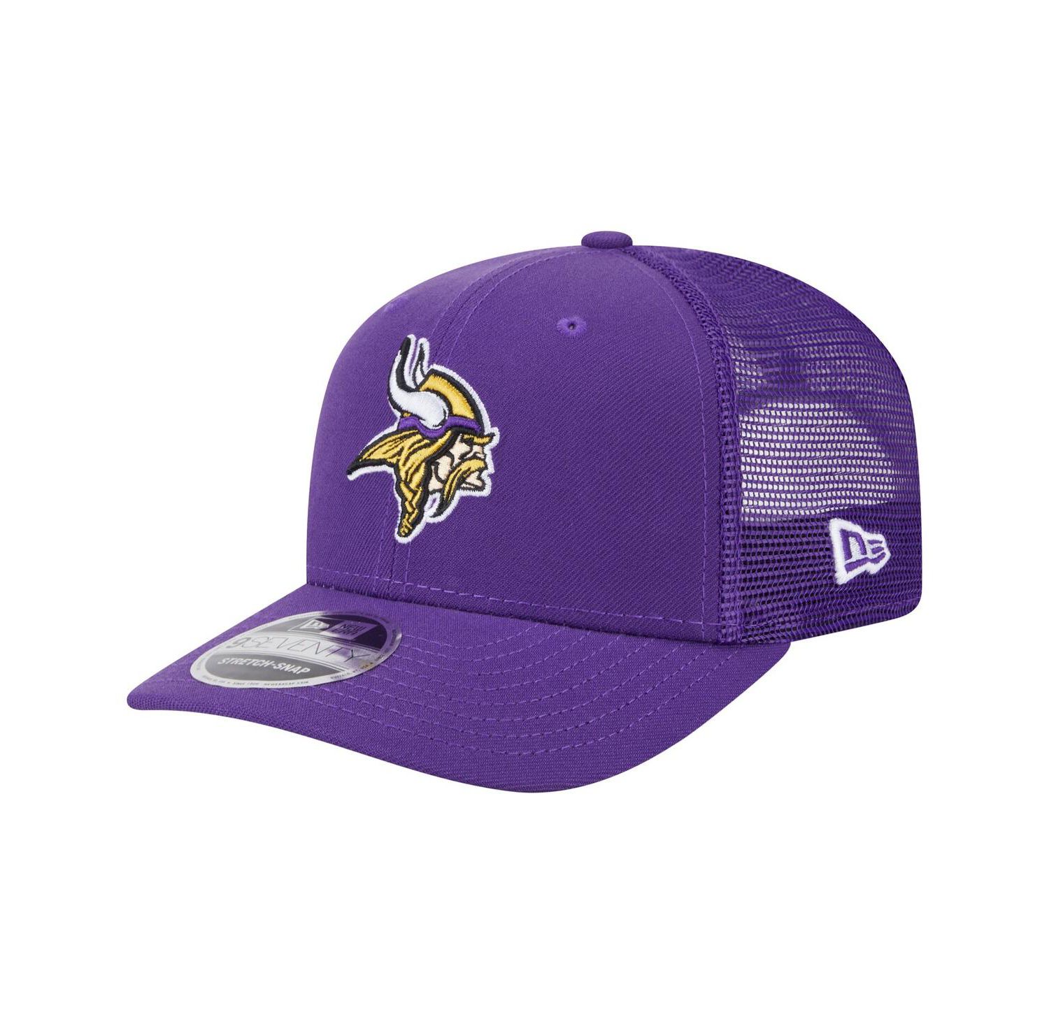 Men's Purple Minnesota Vikings Main Trucker 9SEVENTY Stretch Snap Hat