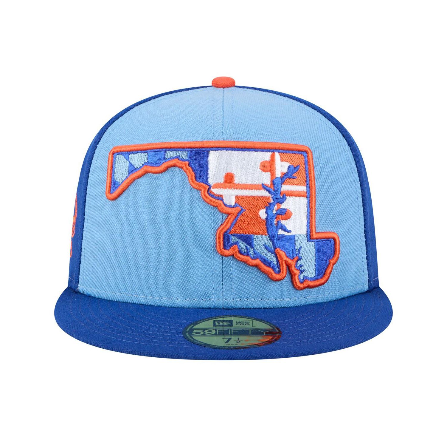 Men's Blue Aberdeen IronBirds Authentic Collection 59FIFTY Fitted Hat