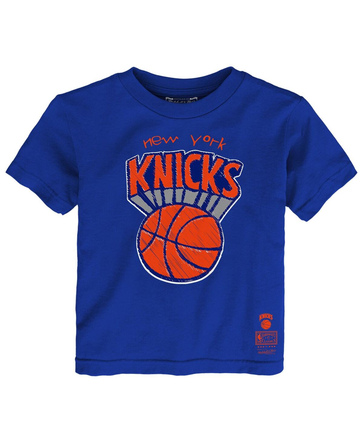 Mitchell & Ness Toddler Blue New York Knicks Favorite Team T-shirt