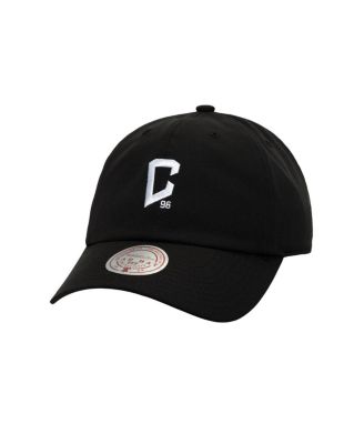 Mitchell & Ness - Men's Black Columbus Crew Perfect Strapback Adjustable Hat