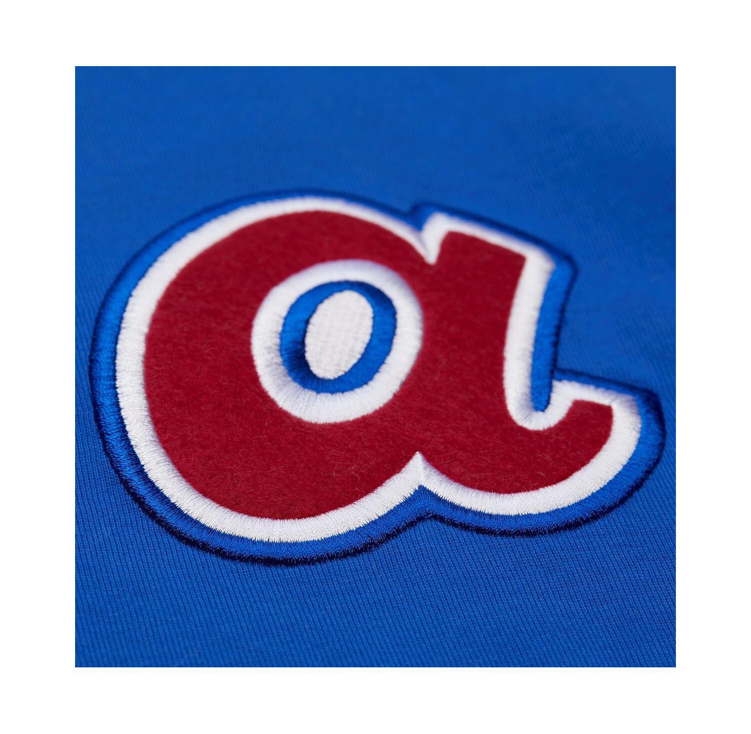 Men's Hank Aaron Royal Atlanta Braves Legends Collection Vintage Logo T-Shirt