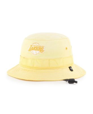 '47 Brand - Men's&nbsp; Gold Los Angeles Lakers Buxton Garment Washed Bucket Hat