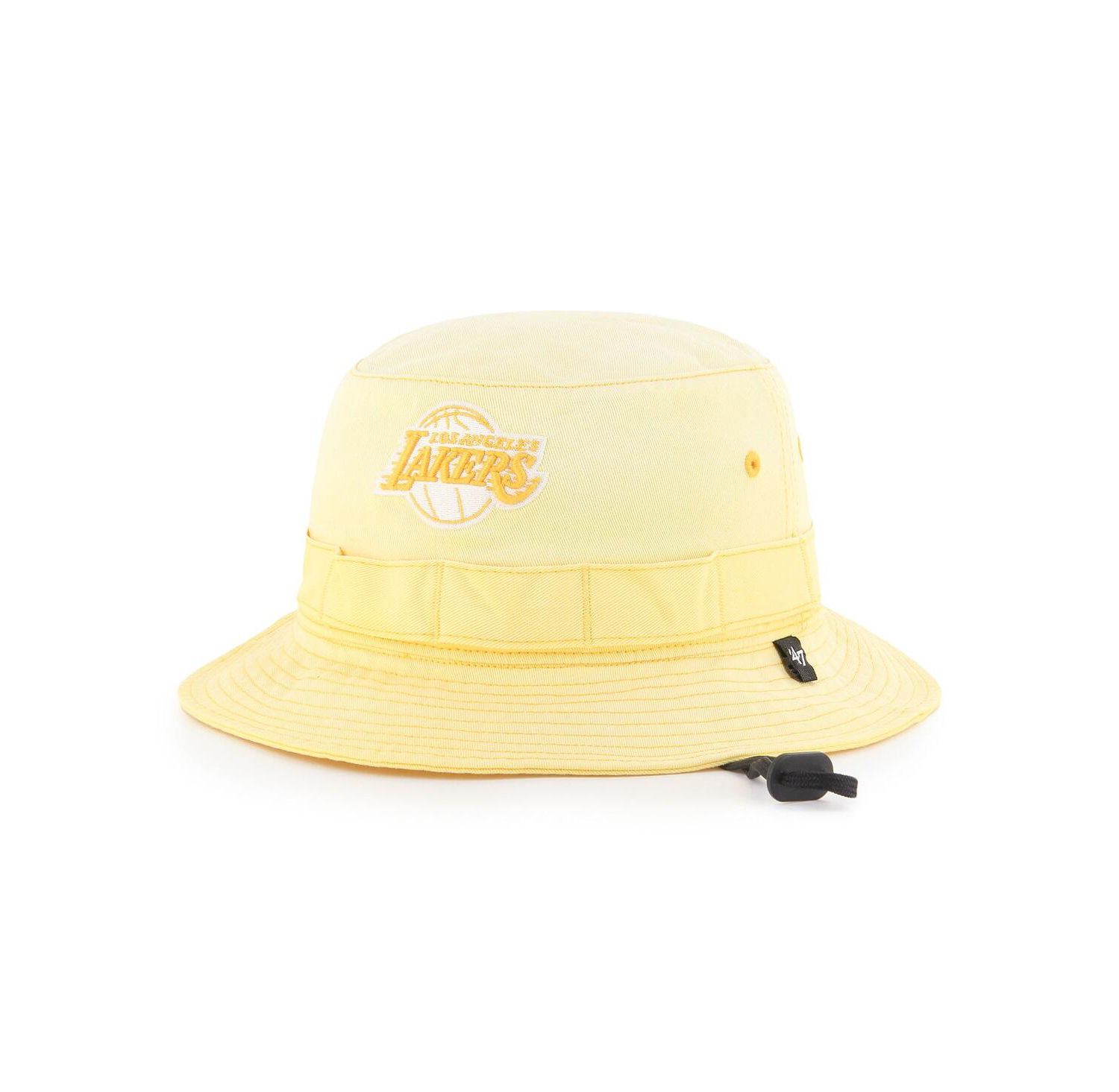 Men's Gold Los Angeles Lakers Buxton Garment Washed Bucket Hat