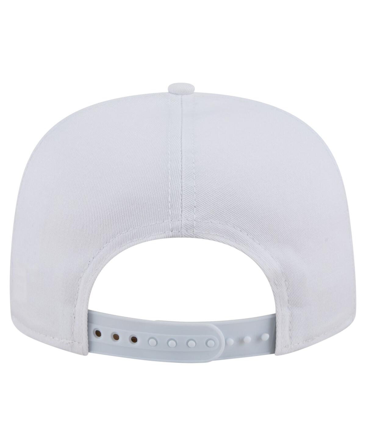 NEW ERA MEN'S WHITE NEW YORK METS COLLIDE GOLFER SNAPBACK HAT 