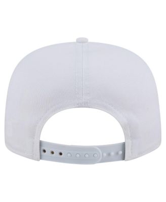 Men's White Boston Red Sox Collide Golfer Snapback Hat